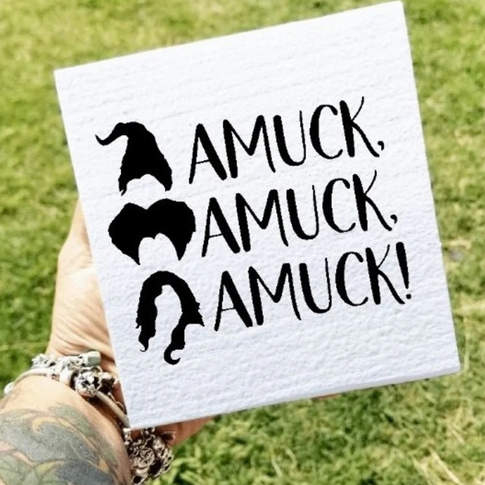 Hocus pocus wood sign